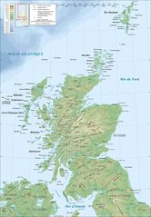Scotland Topographic Map Fr