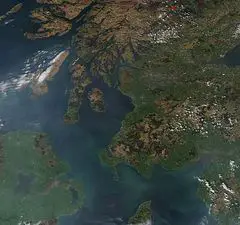 Scotlland Satellite Image
