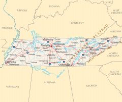 Tennessee Reference Map