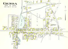 Town of Genoa Map