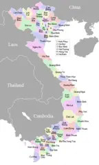 Vietnameseprovincesmap