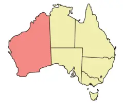 Western Australia Locator Mjc