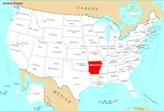 Where Is Arkansas Located