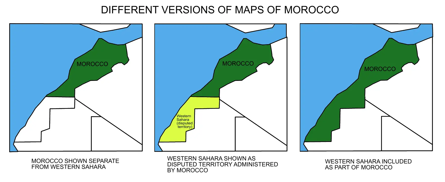 3 Maps Morocco 1