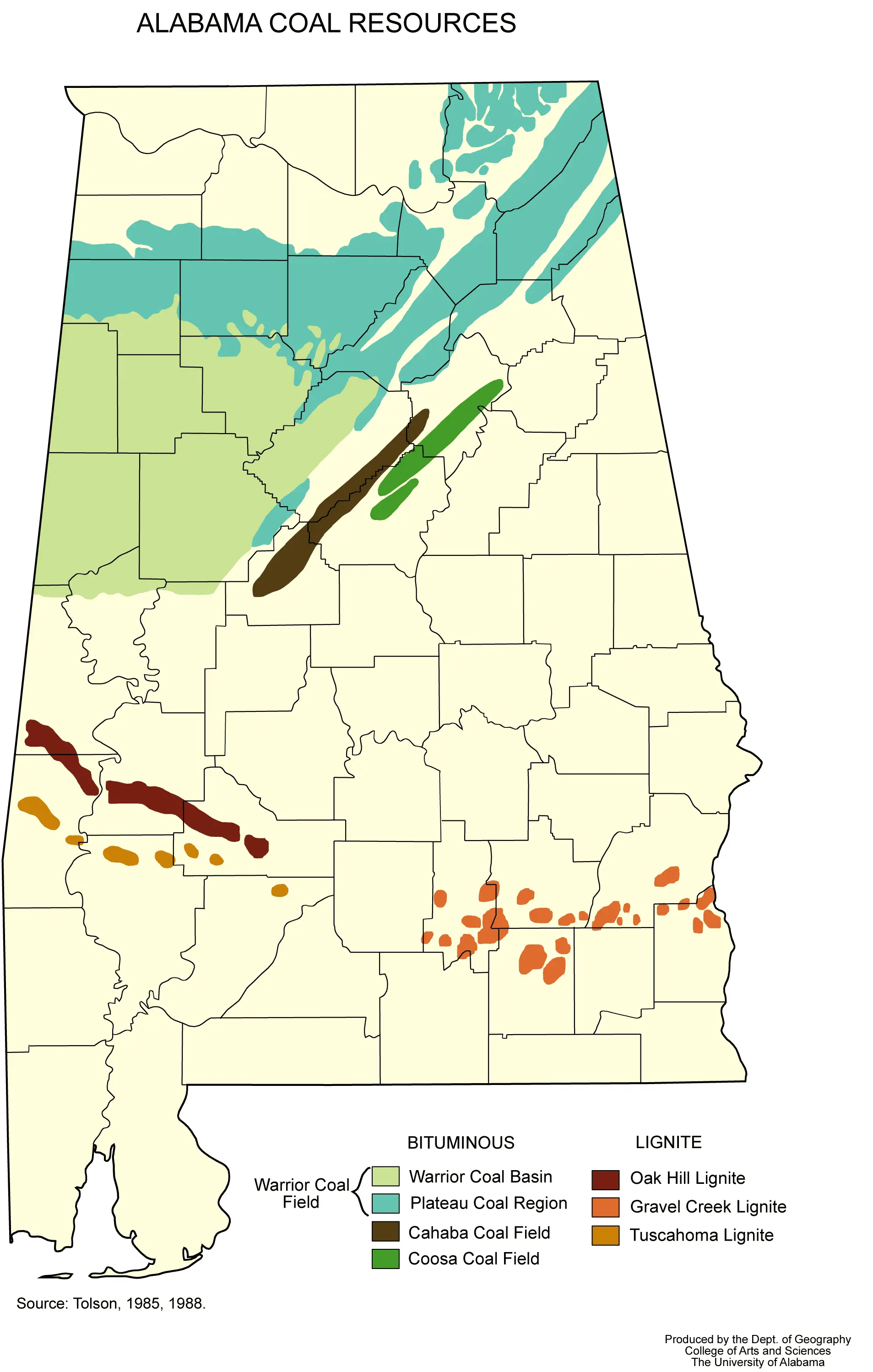 Alabama Coal Resources