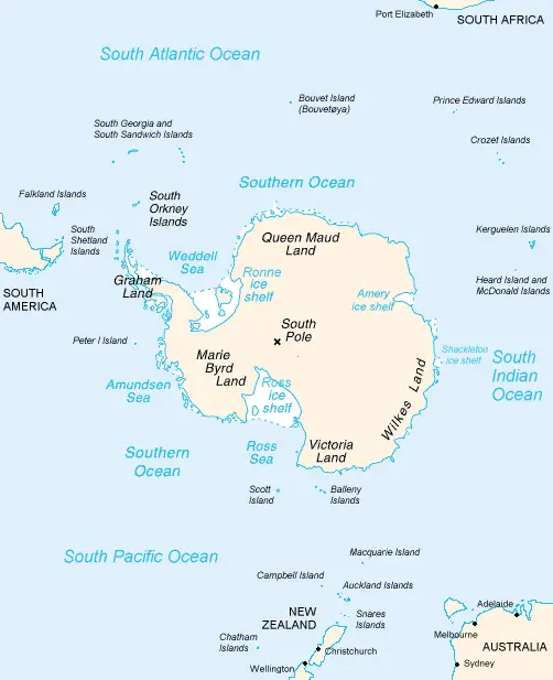 Antarctica Map 1