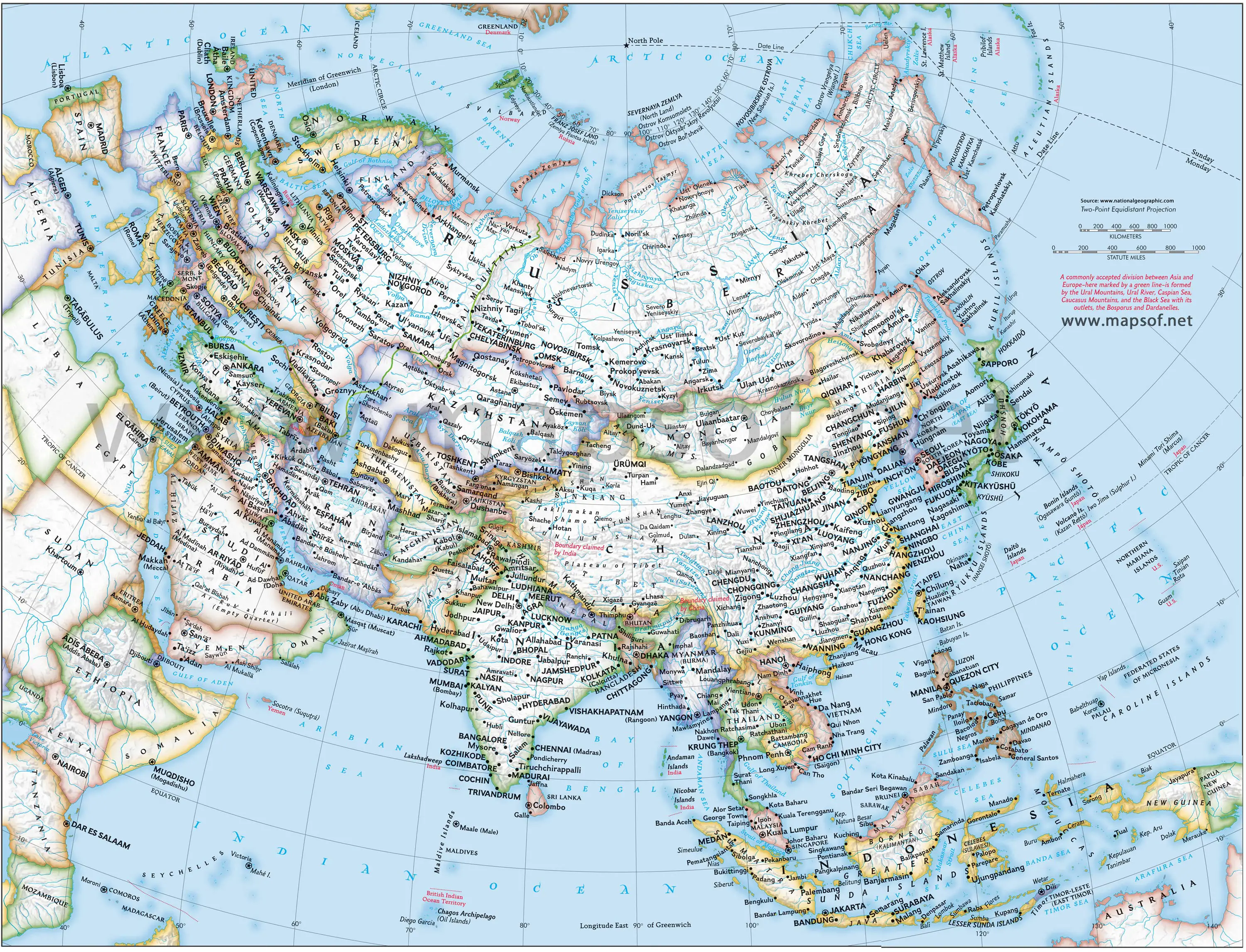 Asia Political Map 1