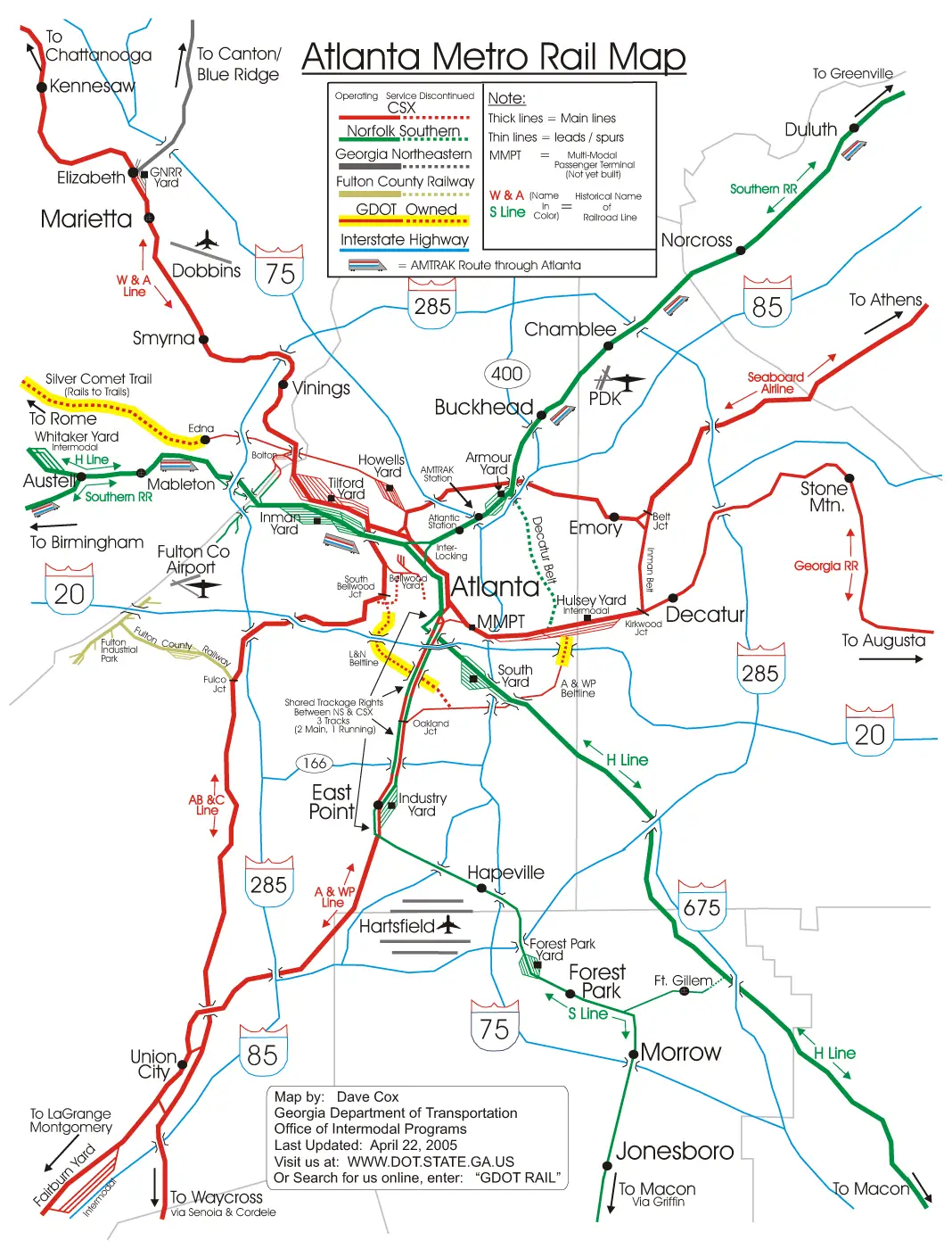 Atlanta Subway Map (metro)