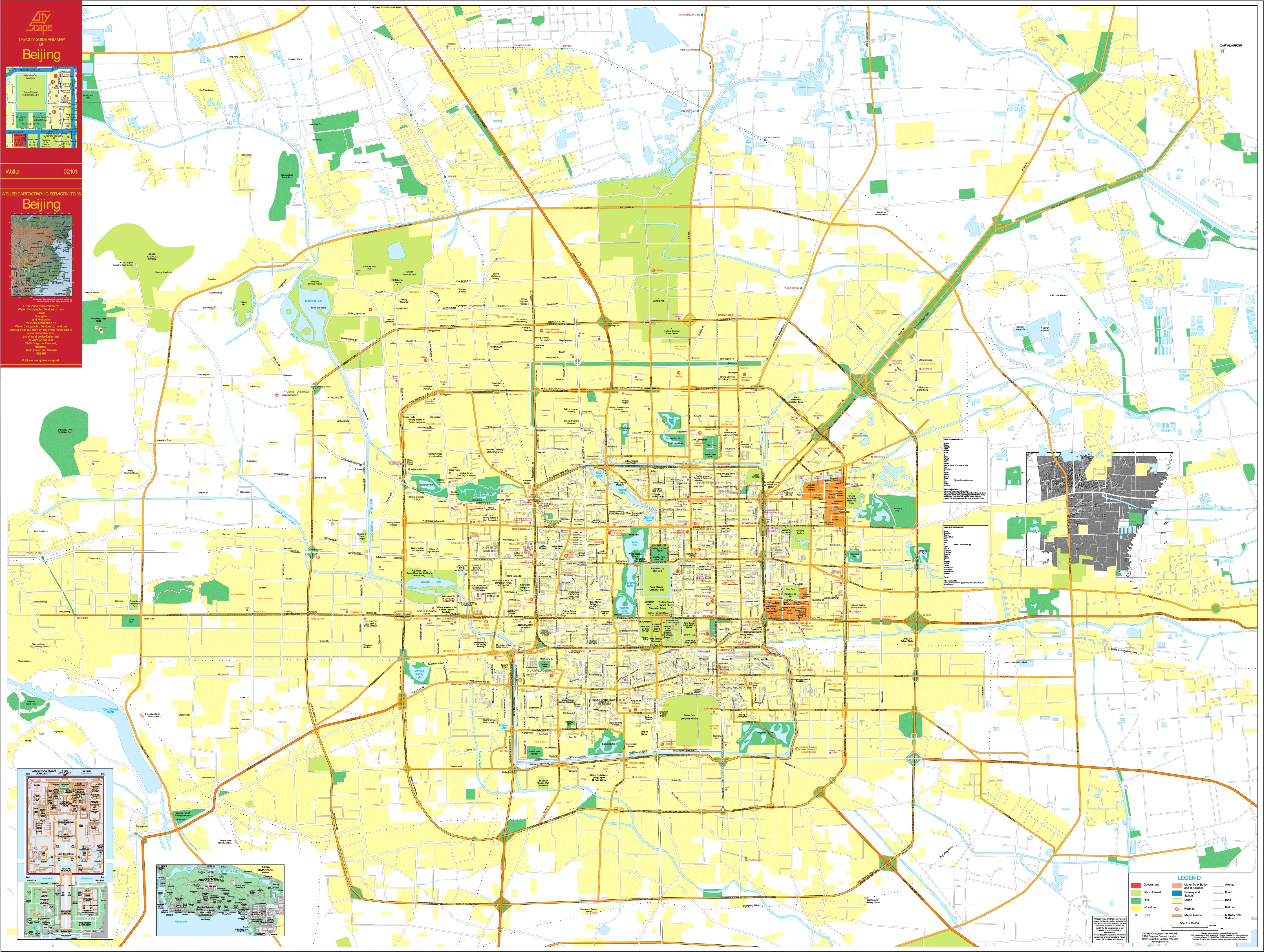 Beijing Downtown Map