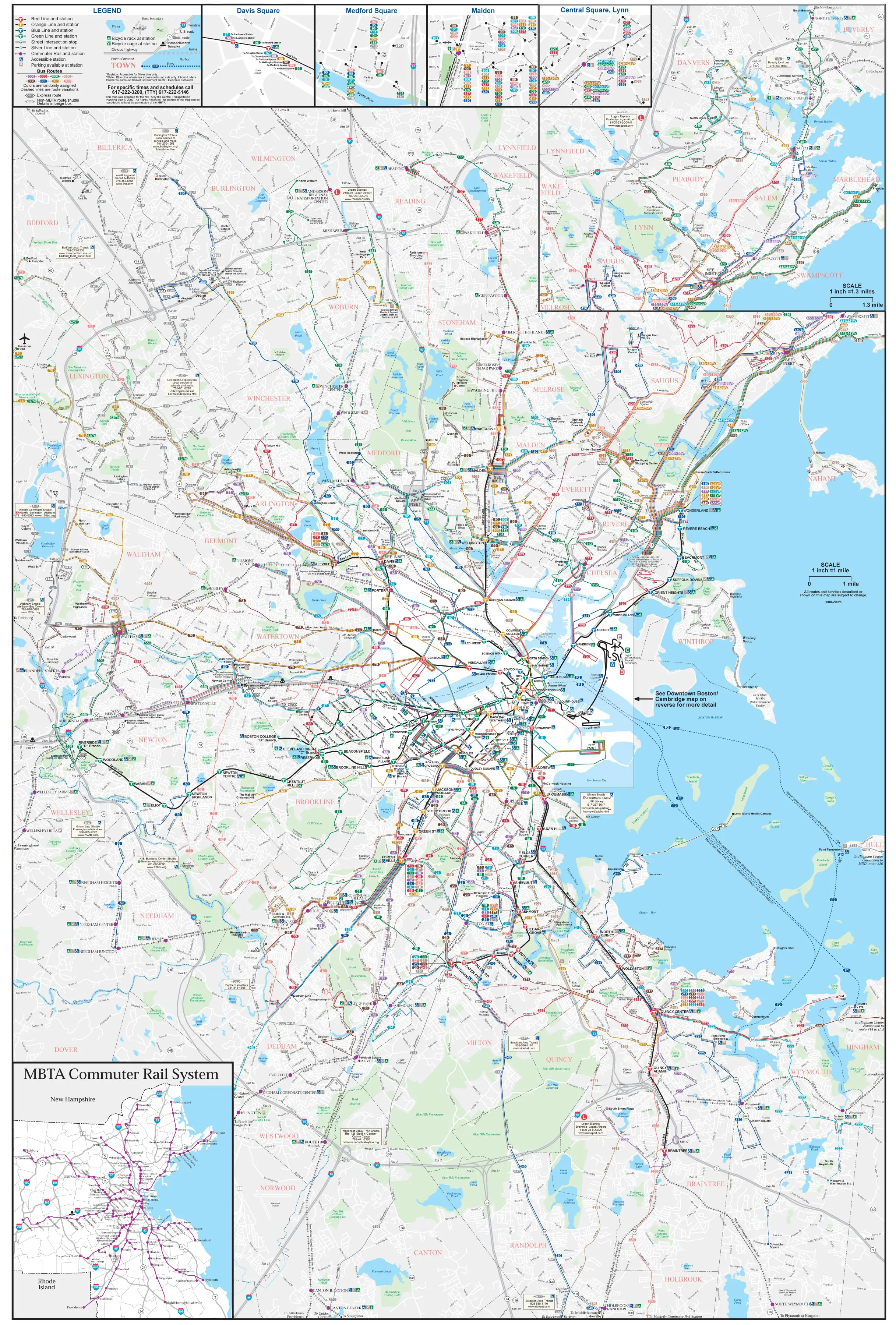 Boston Transport Map