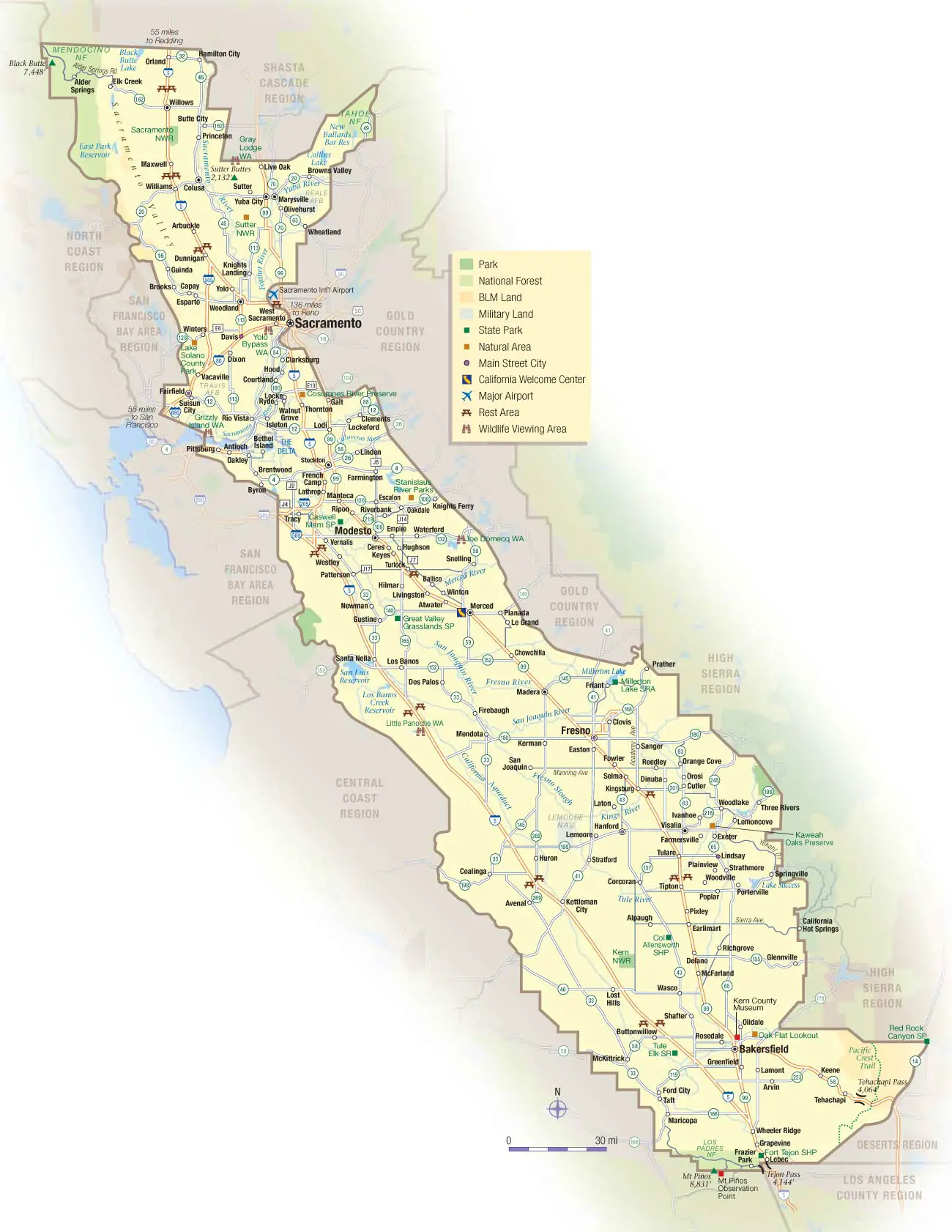 California Central Valley Map