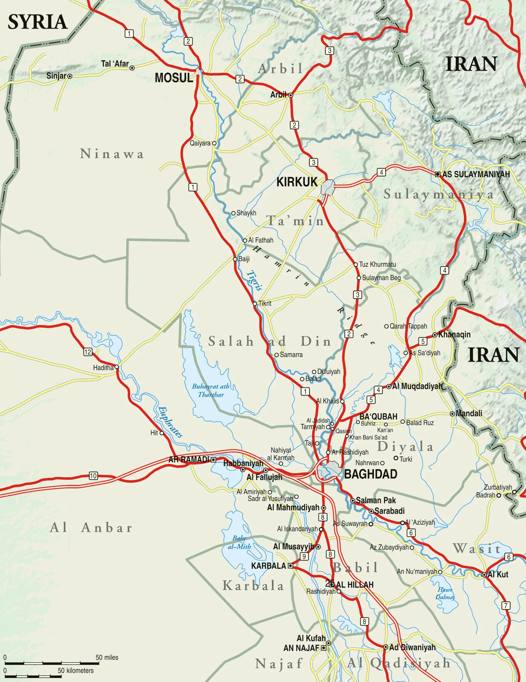 Central And Northern Iraq