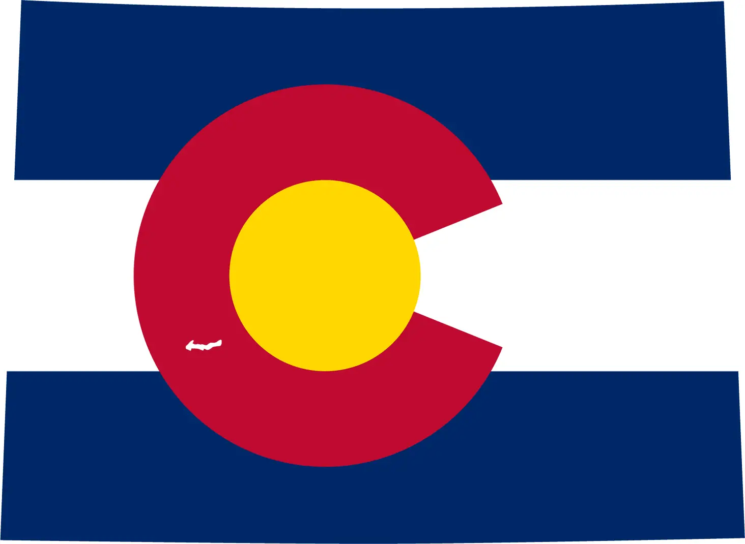 Colorado Flag Map