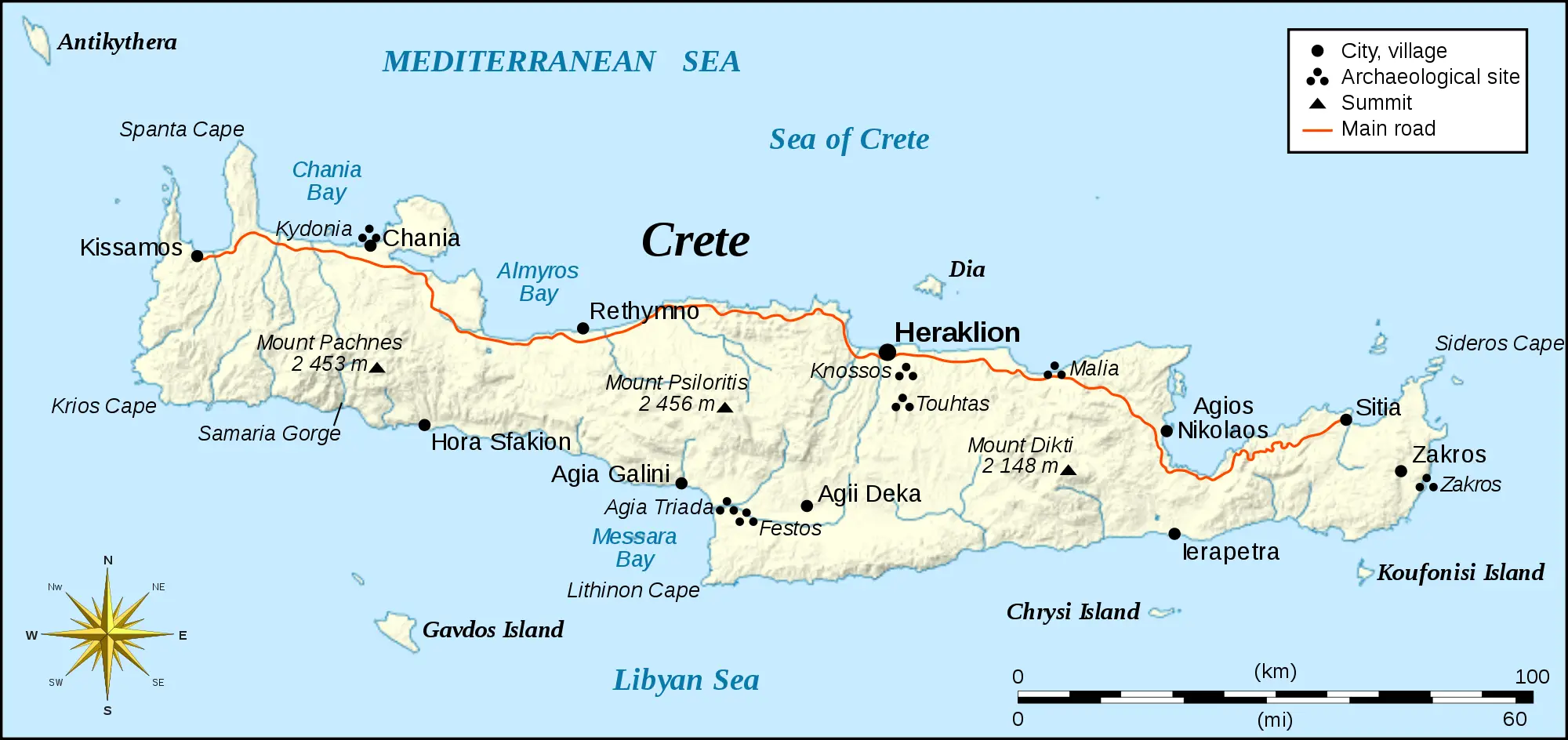 Crete Integrated Map