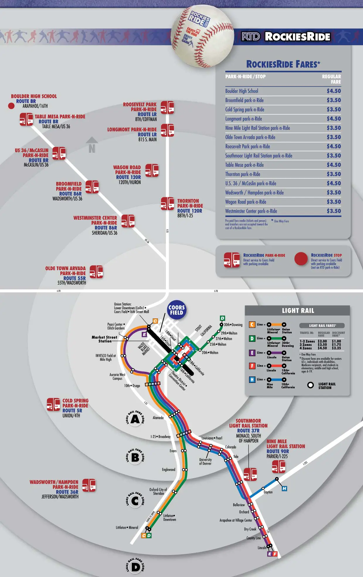 Denver Bus Map (rockiesride)