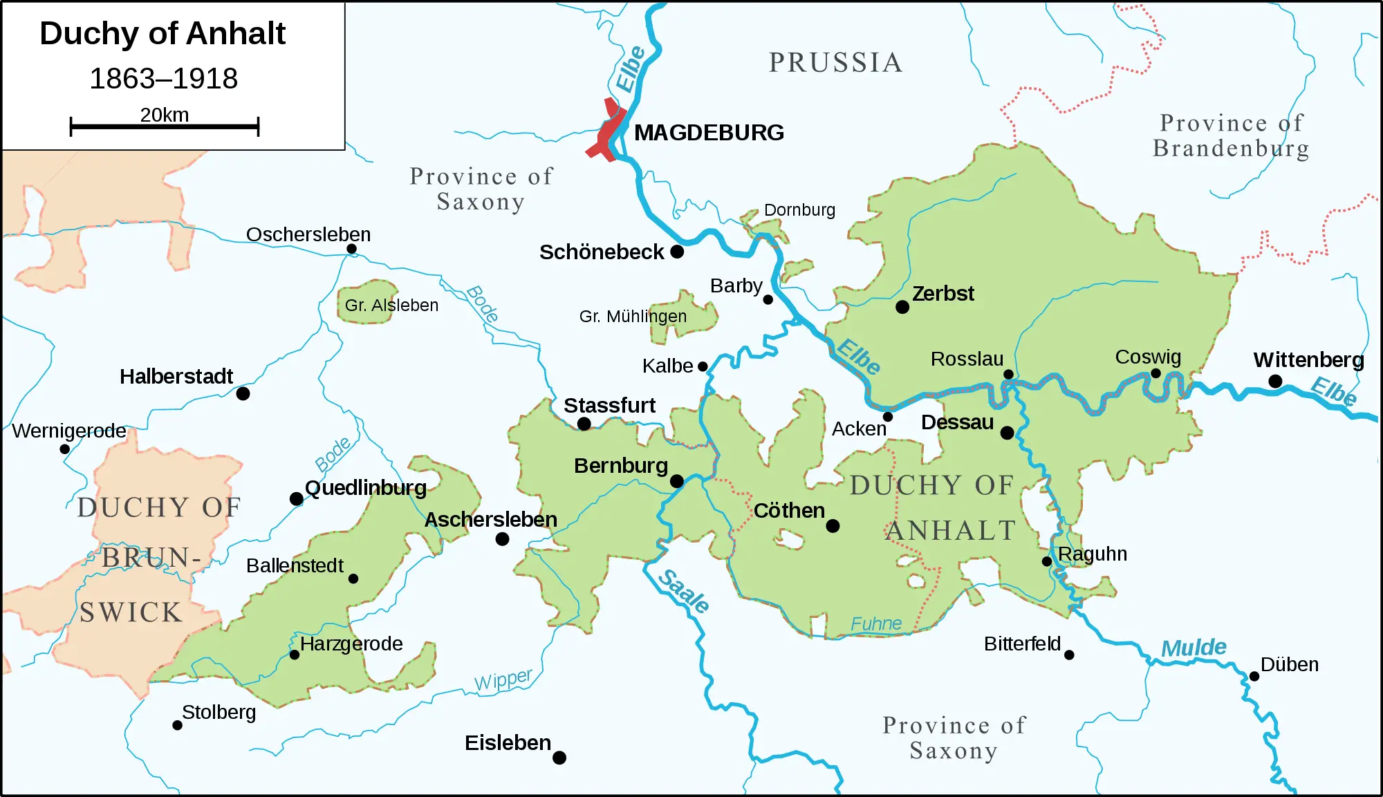 Duchy of Anhalt 1863 1918