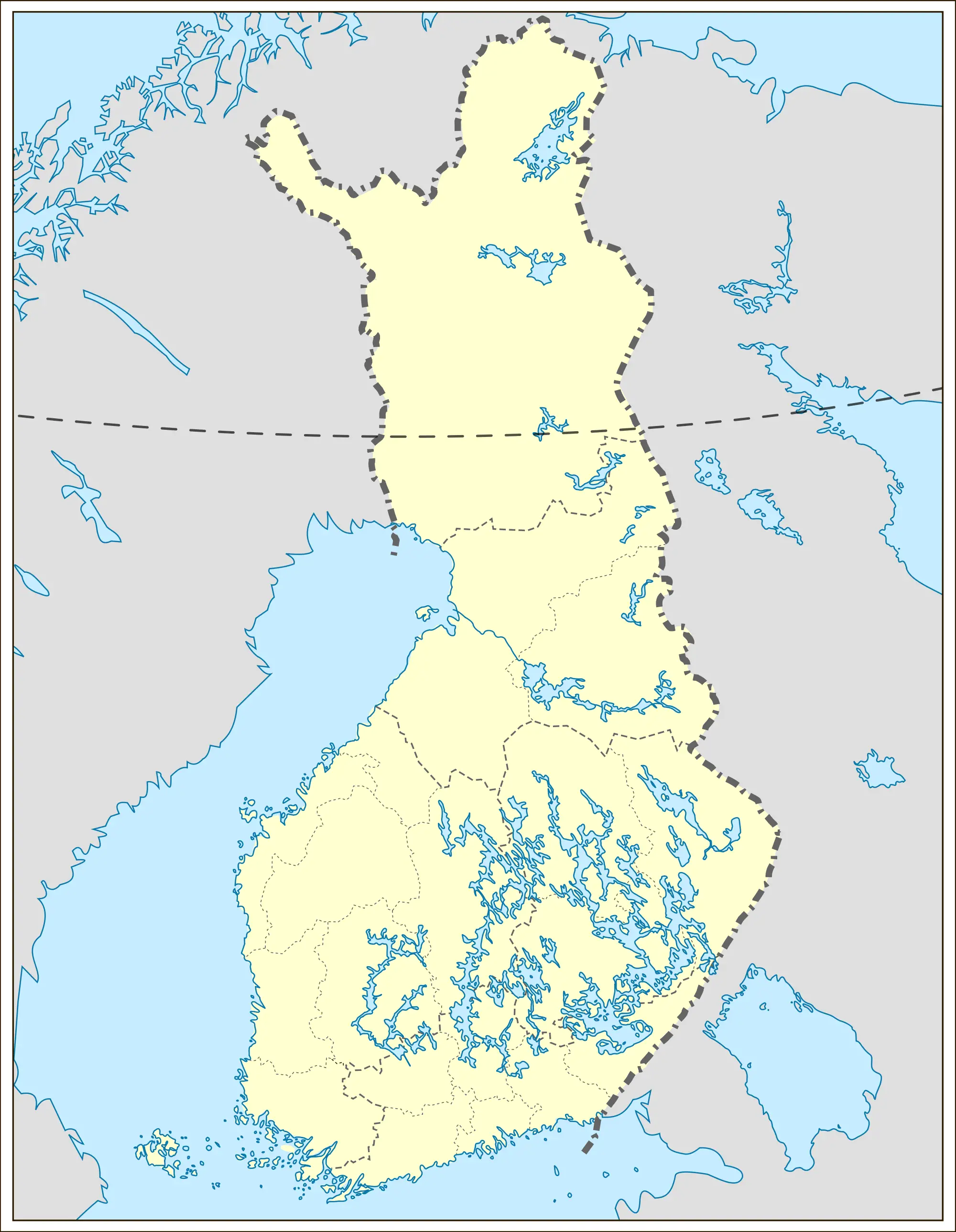 Finland Locator Map