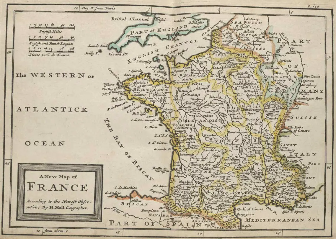 France Historical Map