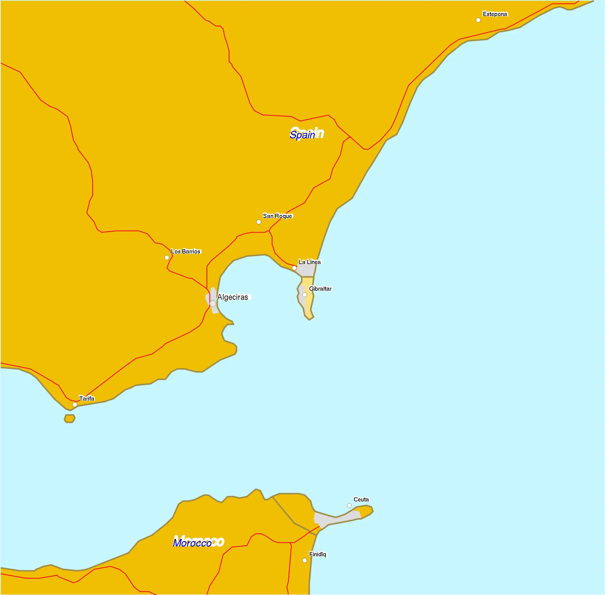 Gibraltar Location