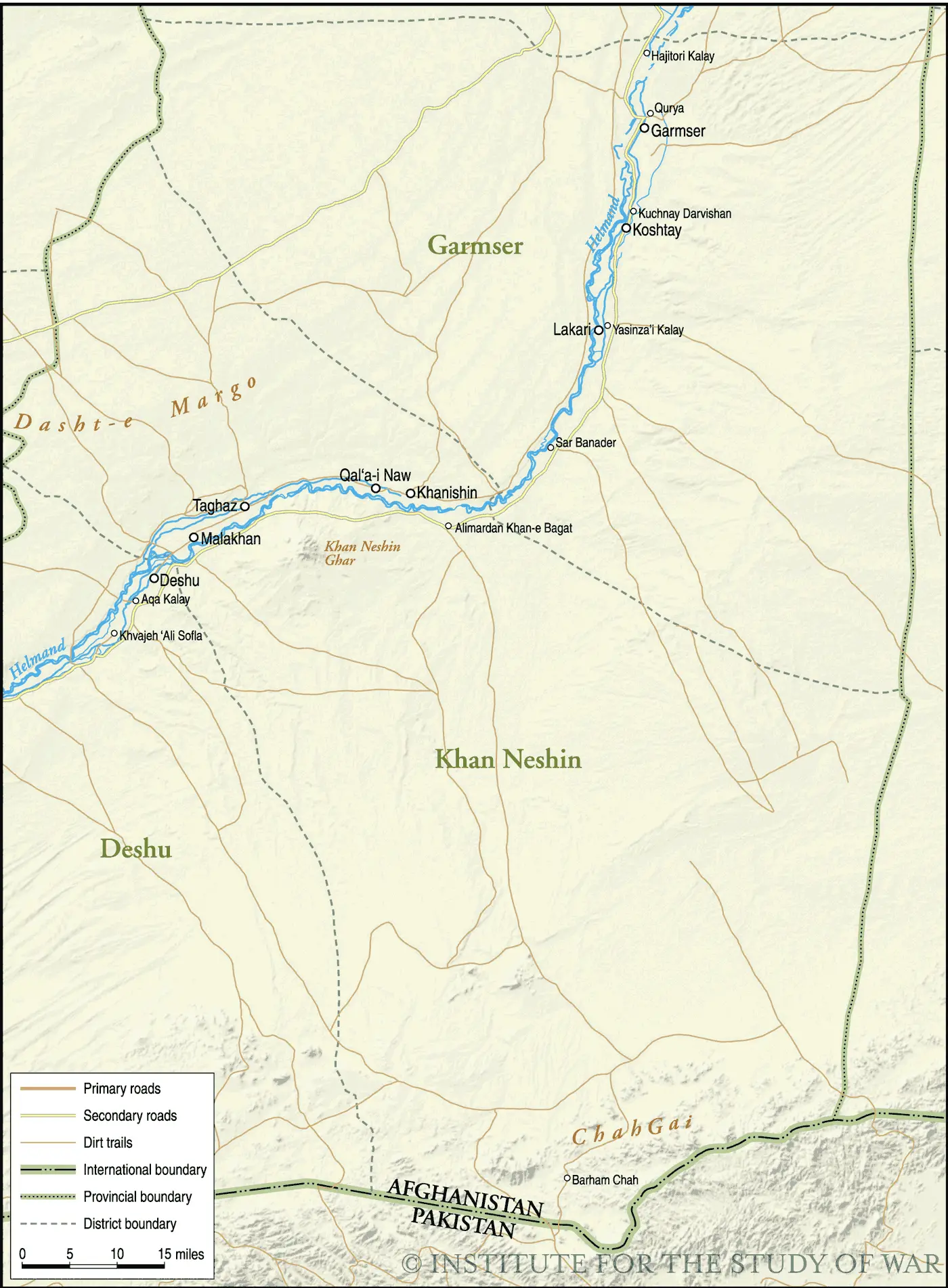 Helmand South Map