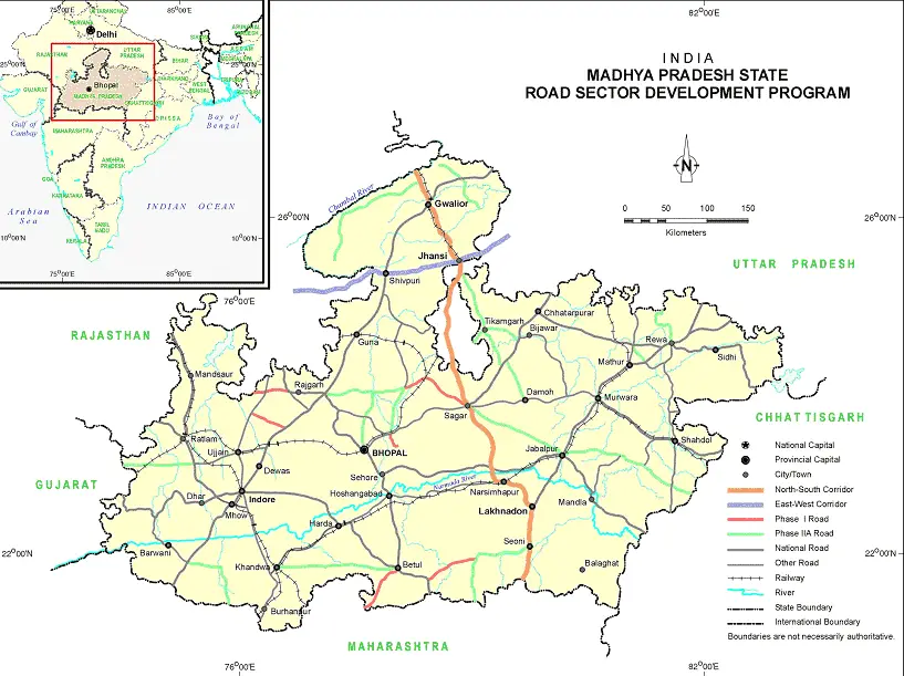 Madhya Pradesh Map