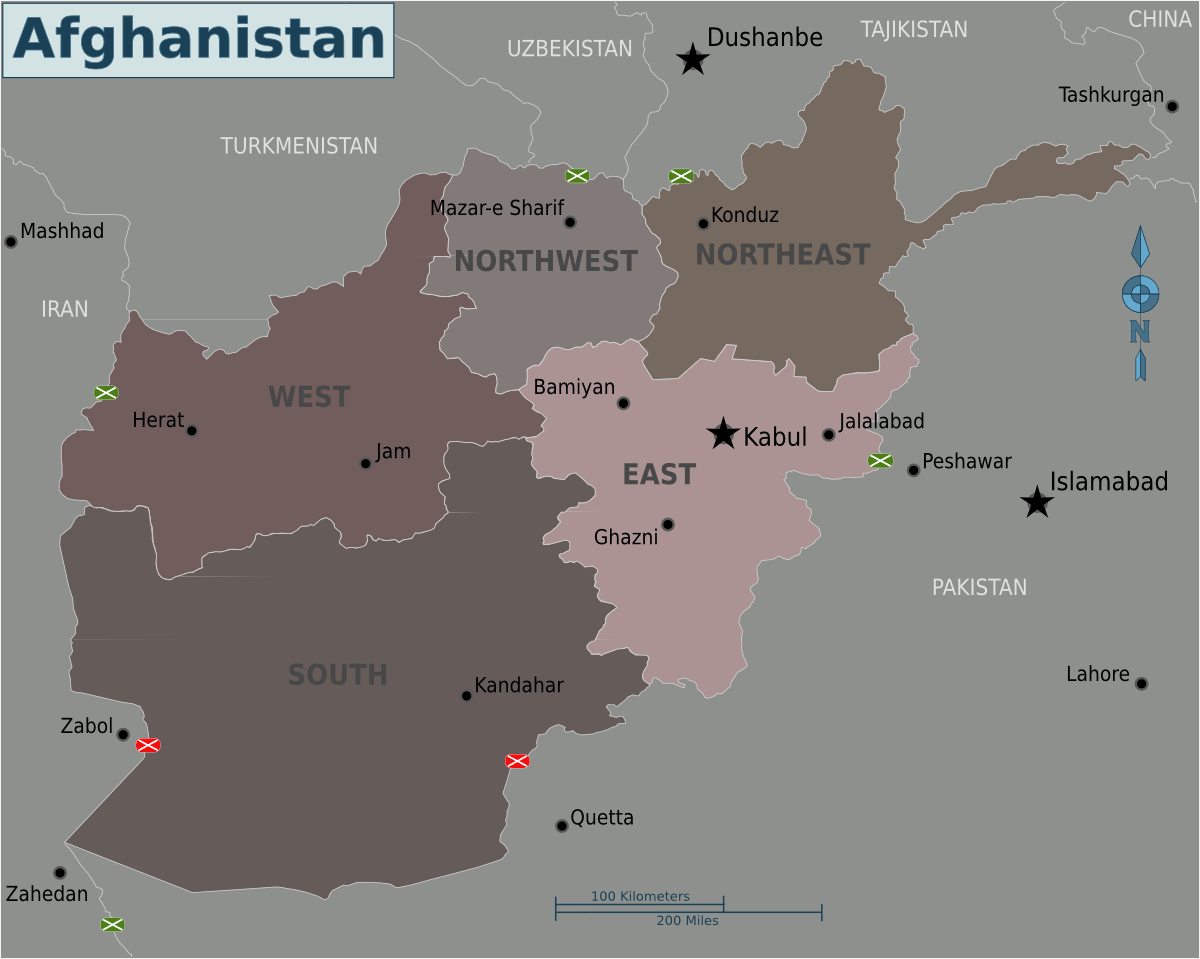 Map of Afghanistan