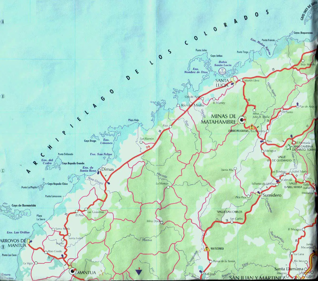 Map of Cayo Jutias