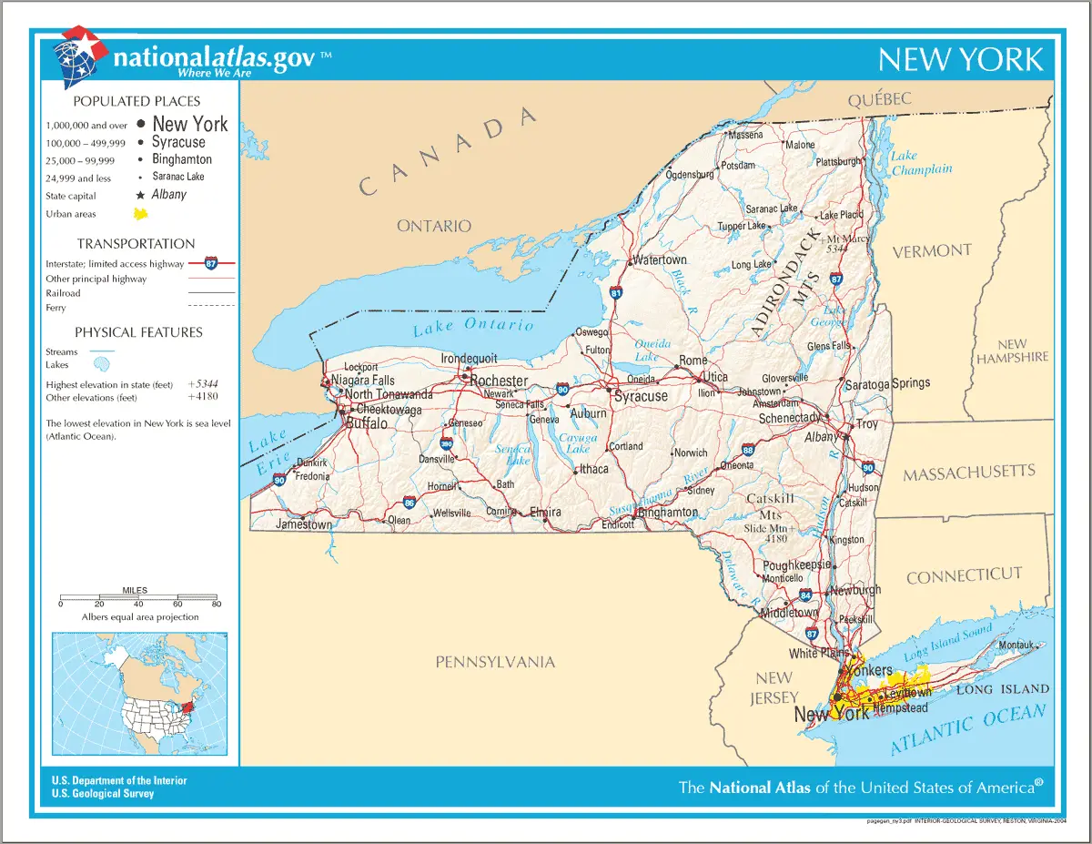 Map of New York Na 1