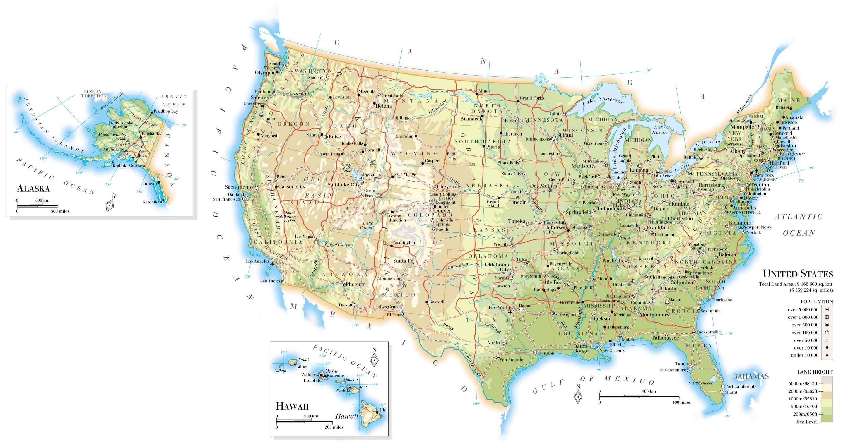 Map of United States