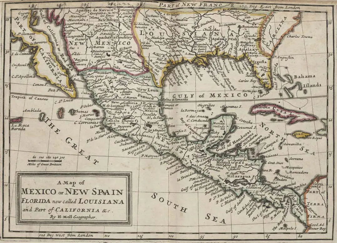 Mexico Historical Map