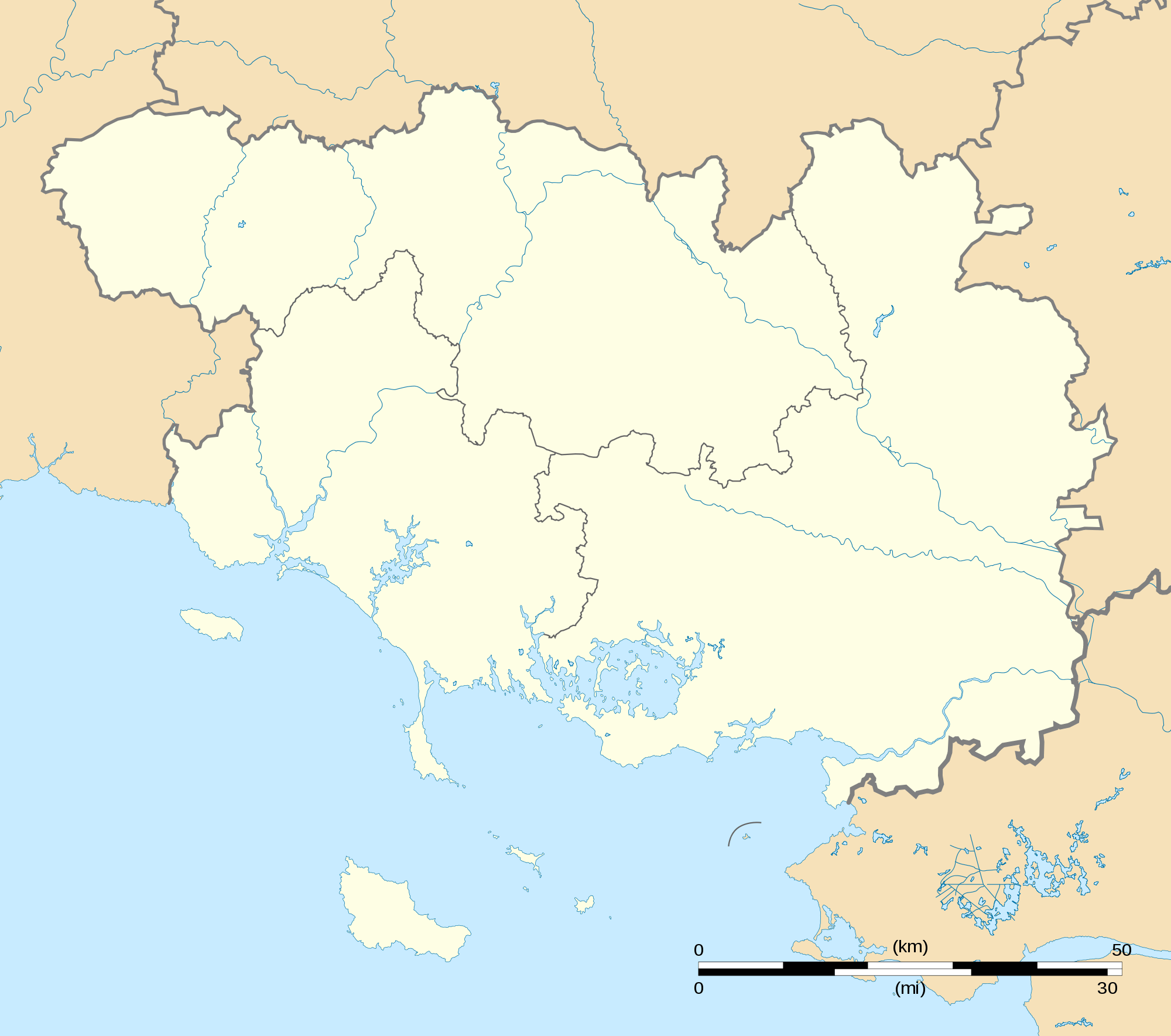 Morbihan Department Location Map MapSof Morbihan Department Location Map MapSof