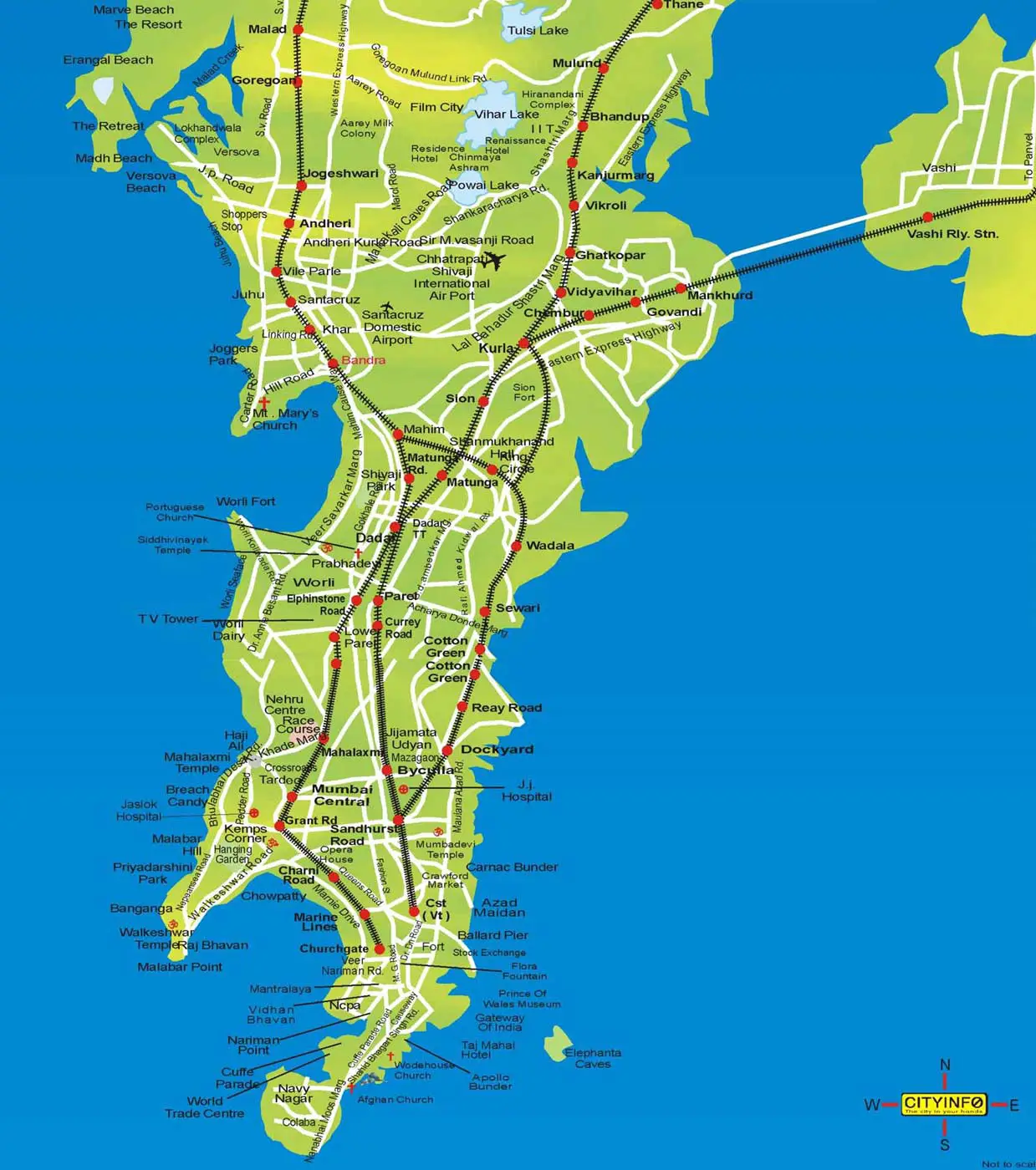 Mumbai Transport Map