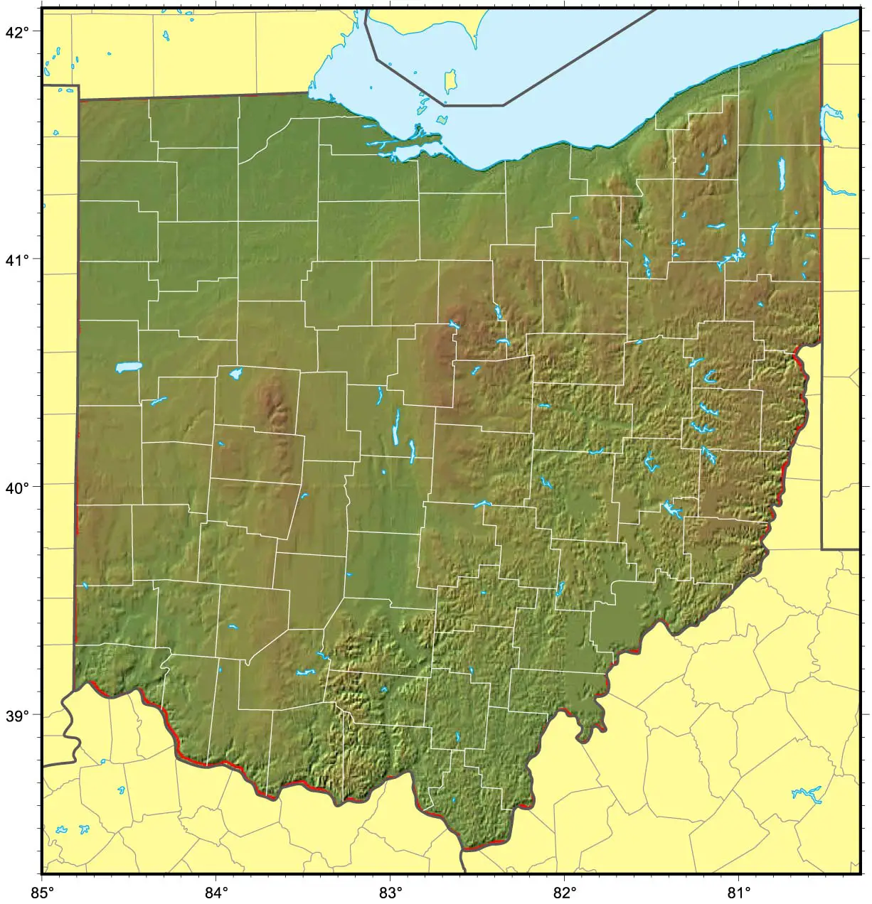 Ohio maps. 