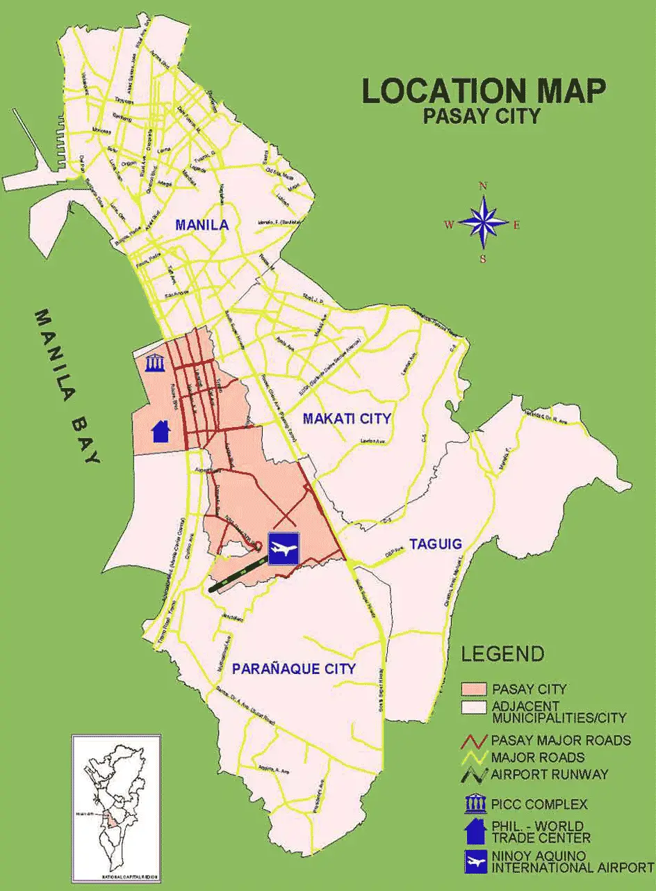 Pasay City Location Map