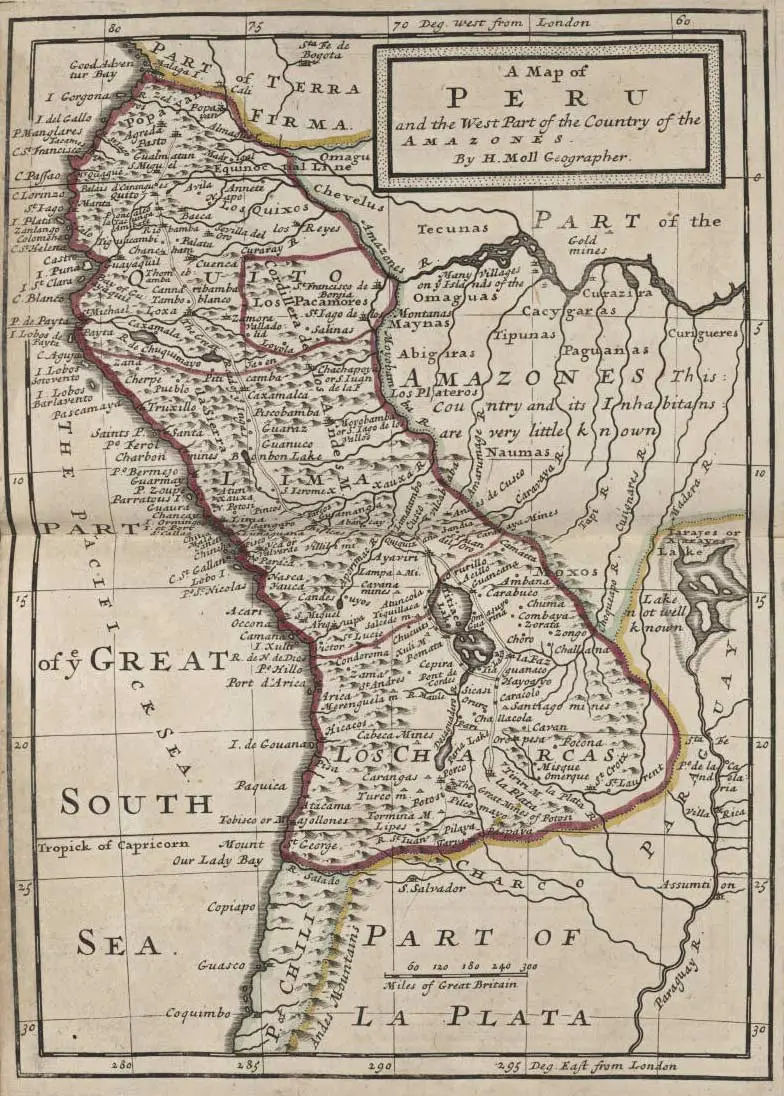 Peru Historical Map