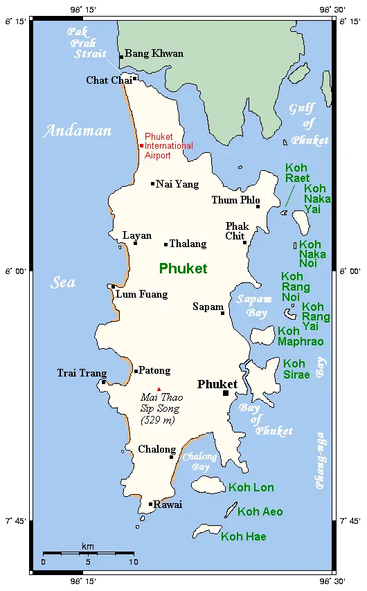 Phuket Map 1