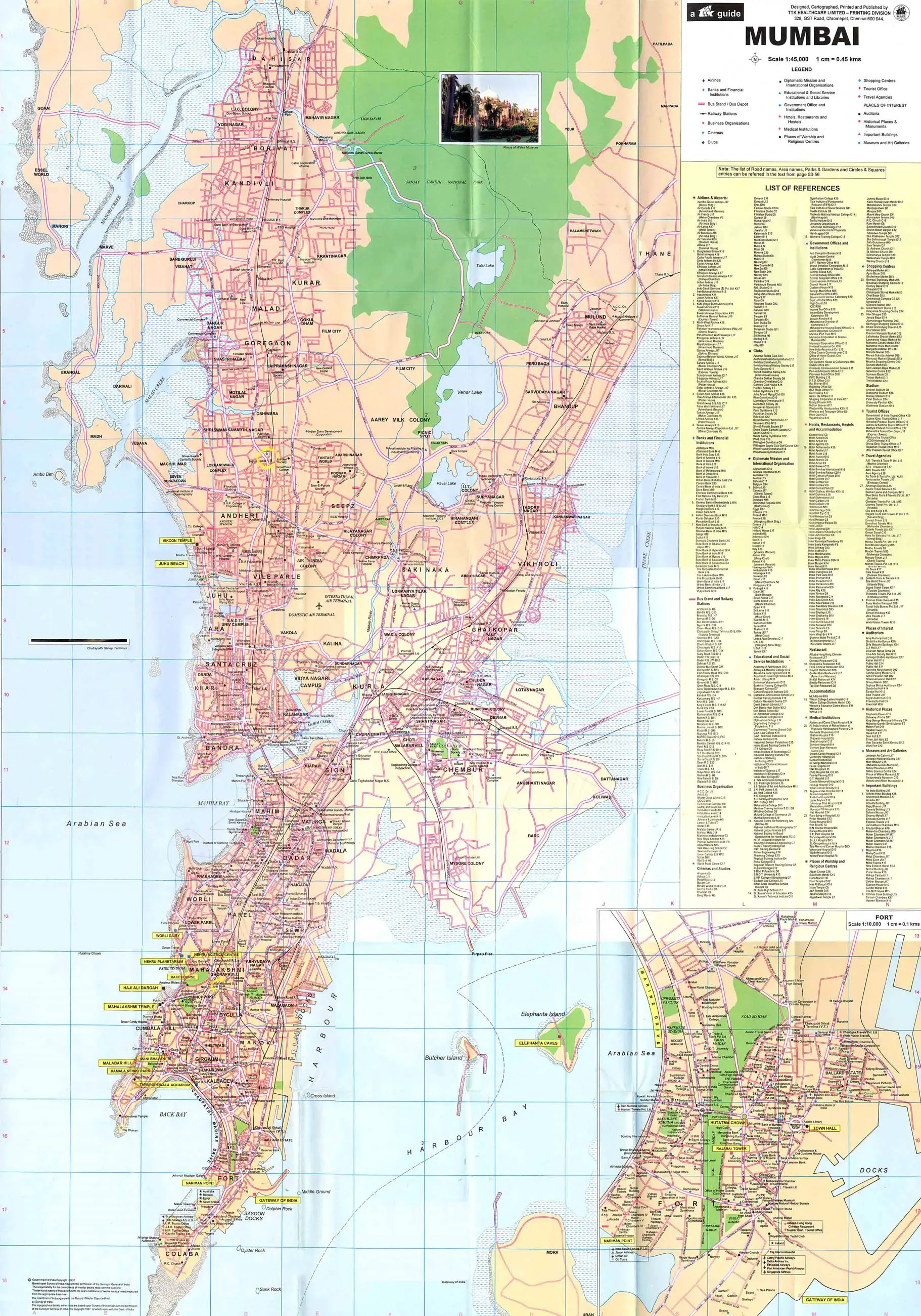 Political Map of Mumbai