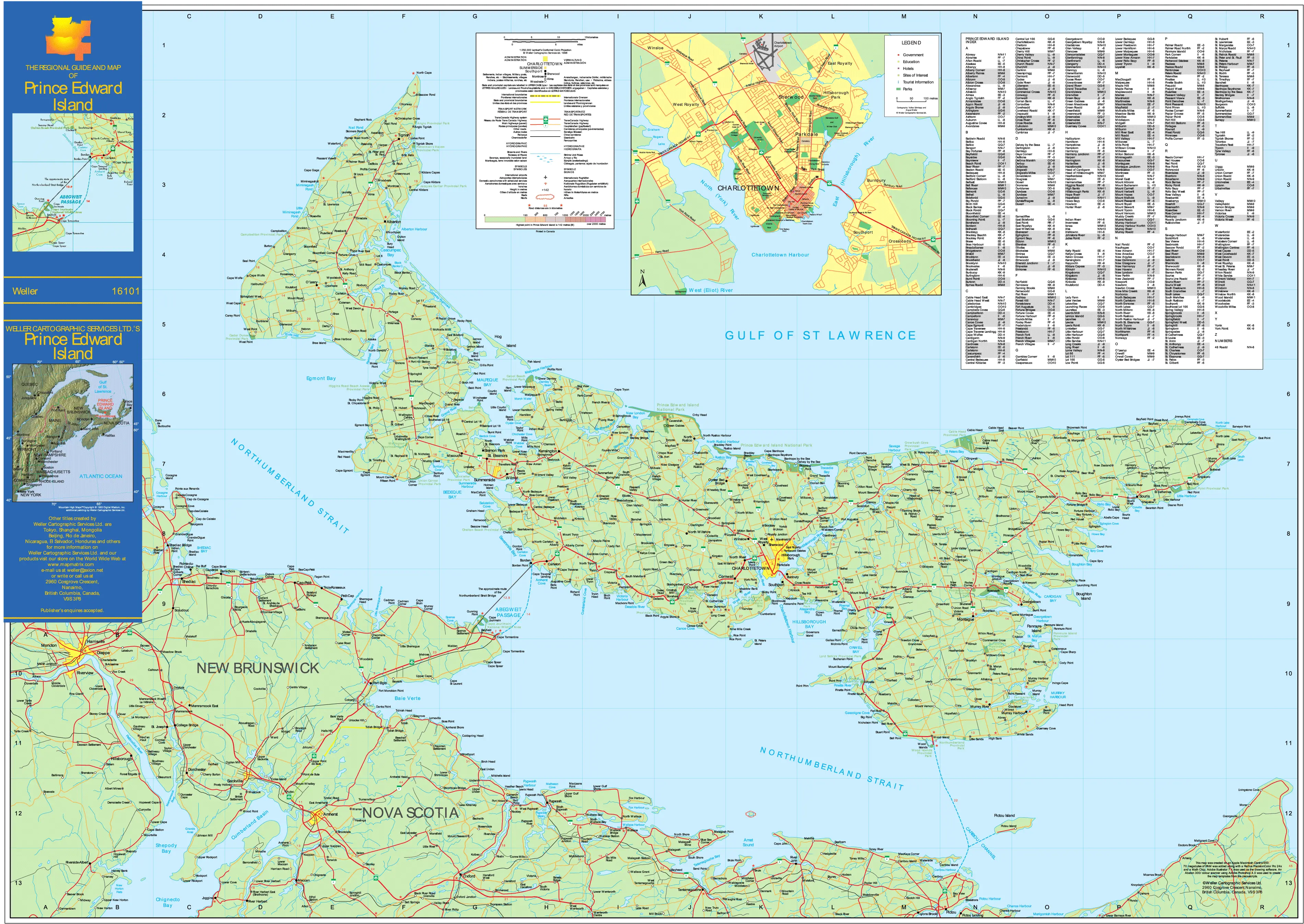 Prince Edward Island Map 2
