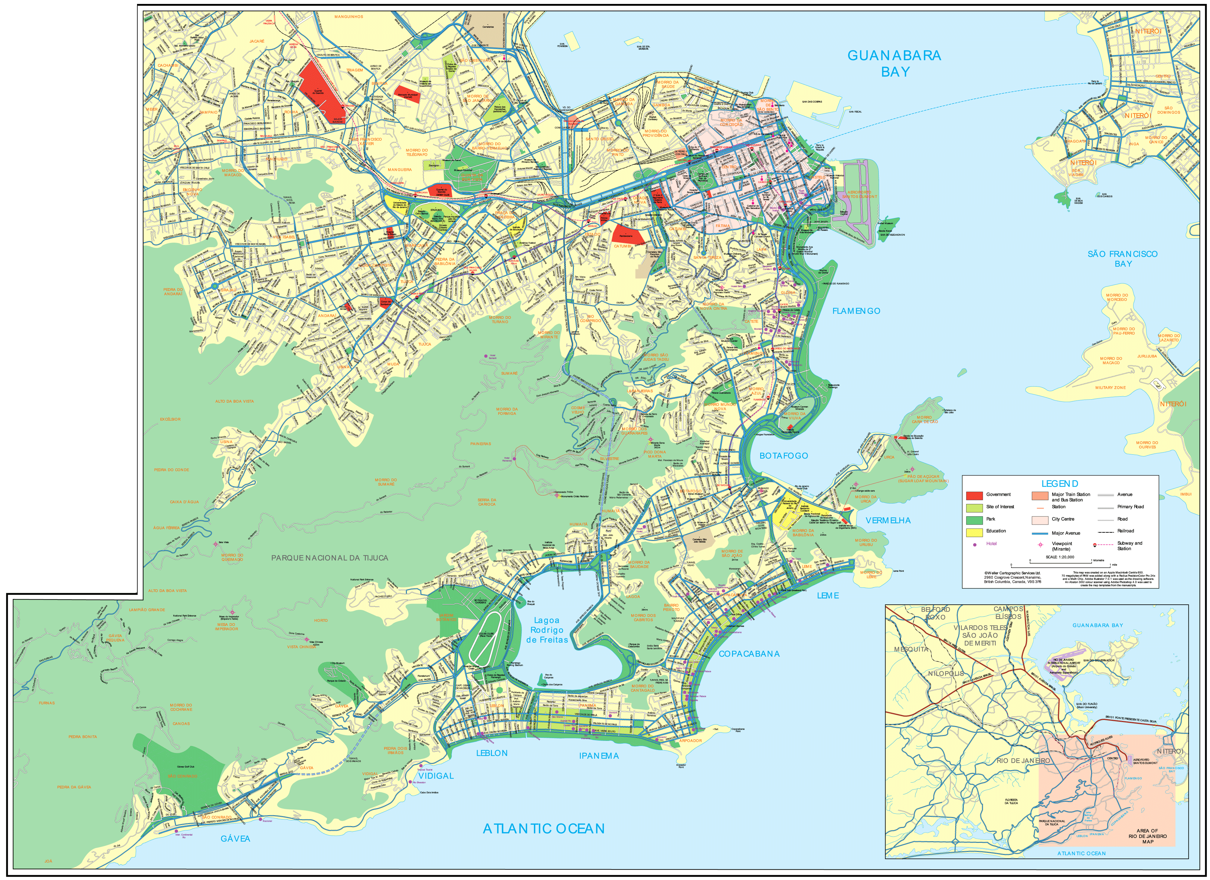 Rio De Janeiro Map