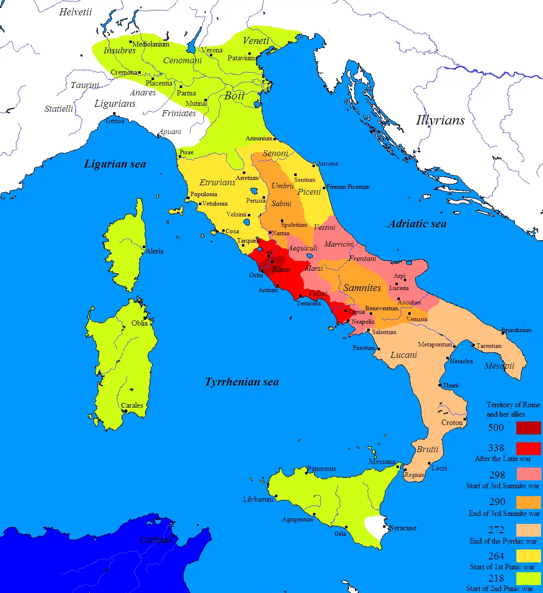 Roman Conquest Of Italy
