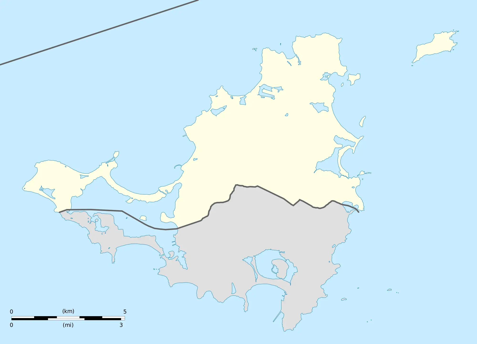 Saint Martin Collectivity Location Map