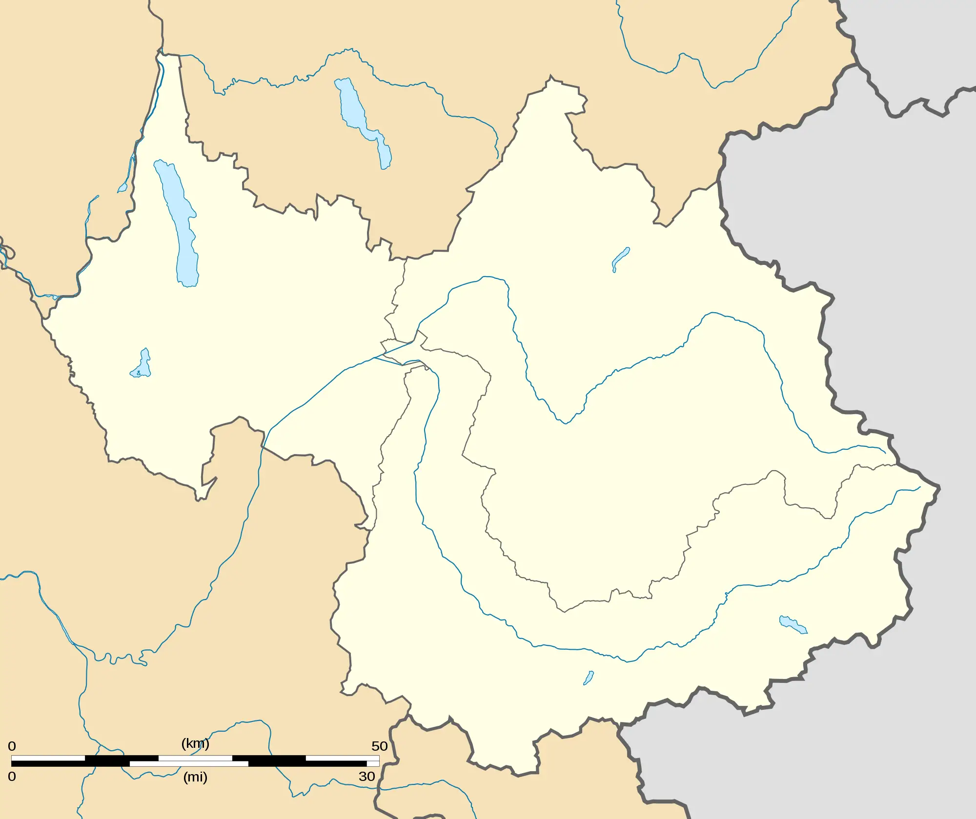 Savoie Department Location Map