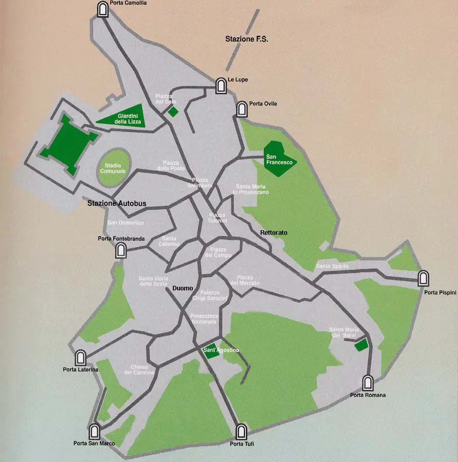 Siena Map 1