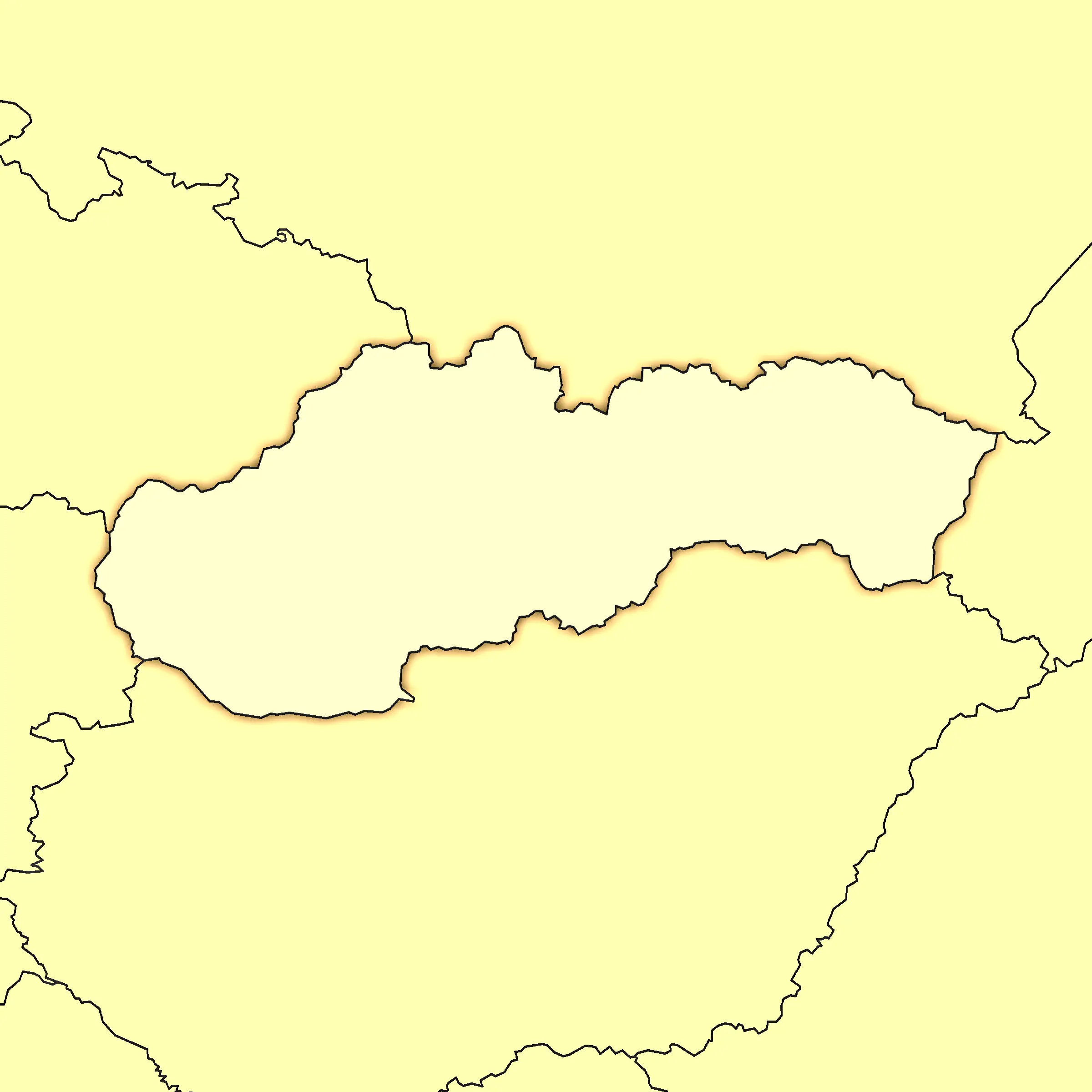 Slovakia Map Modern