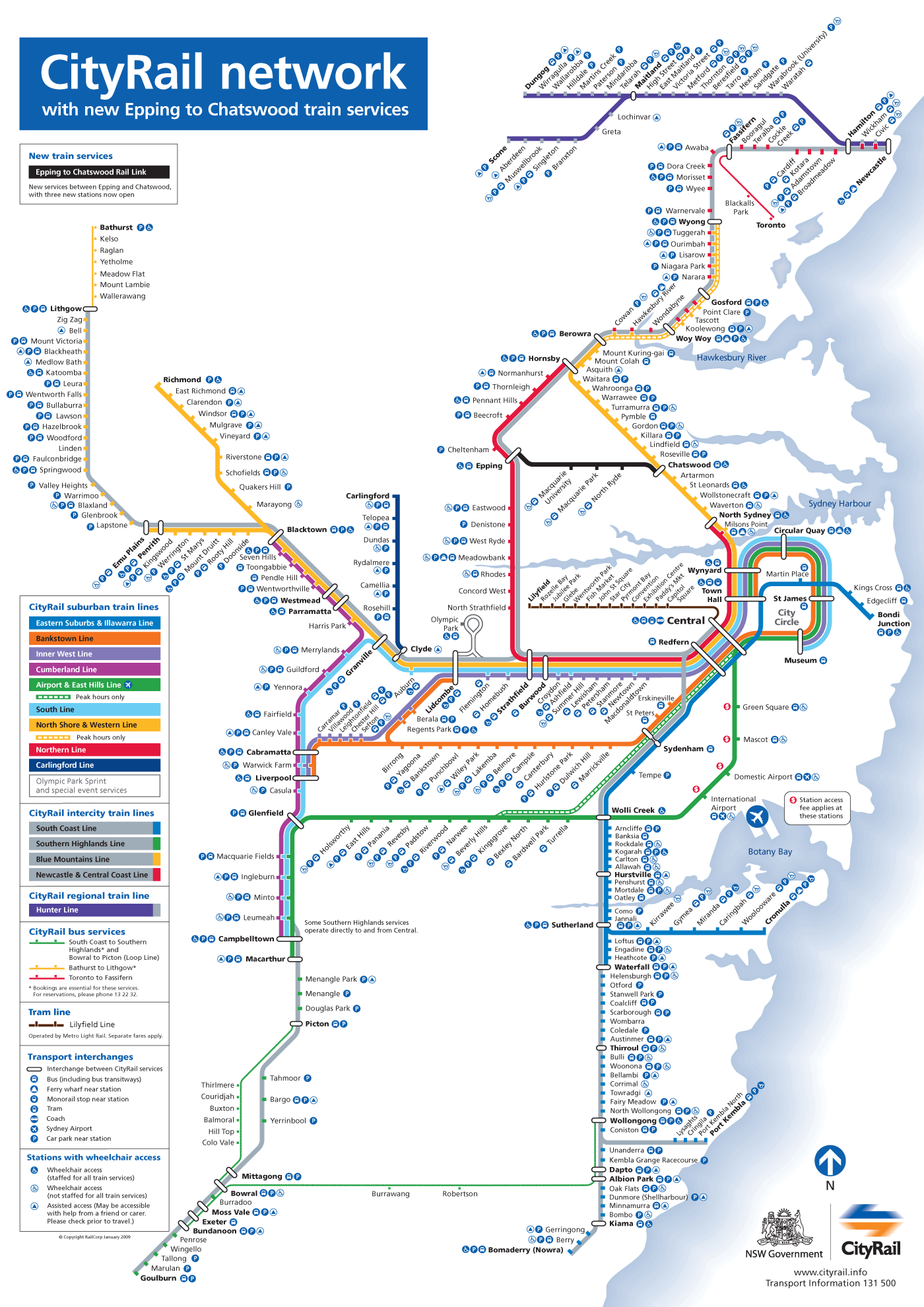 Sydney train map pdf