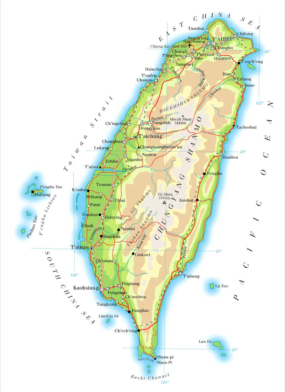 Taiwan Map