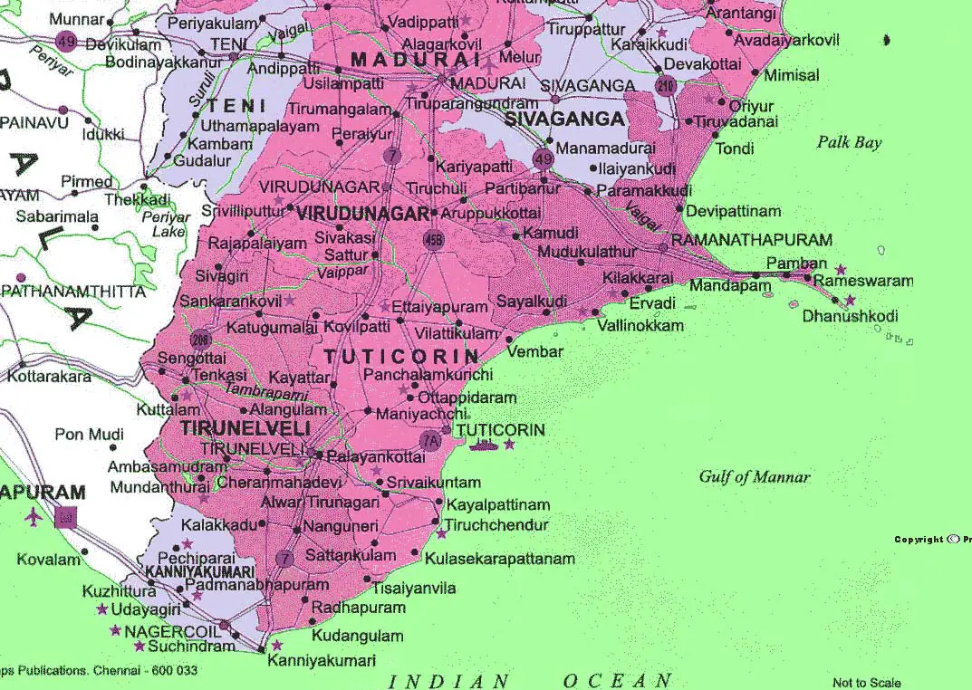 Tamil Nadu Map