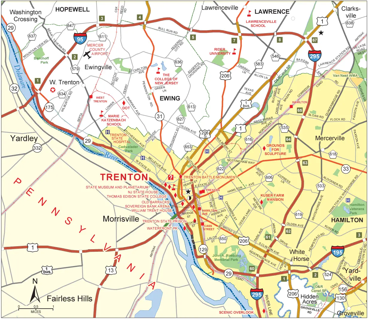 Trenton Road Map