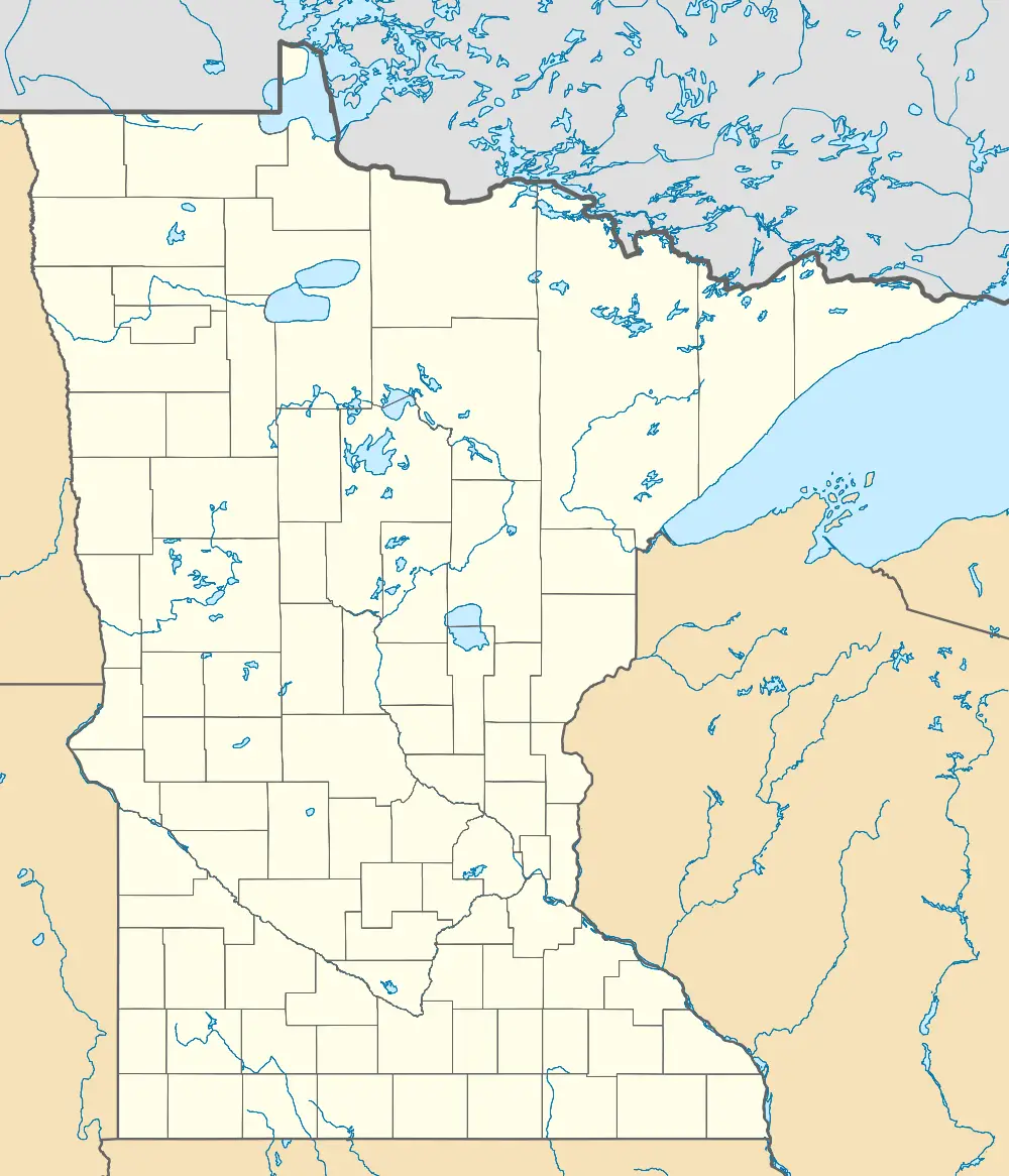 Usa Minnesota Location Map