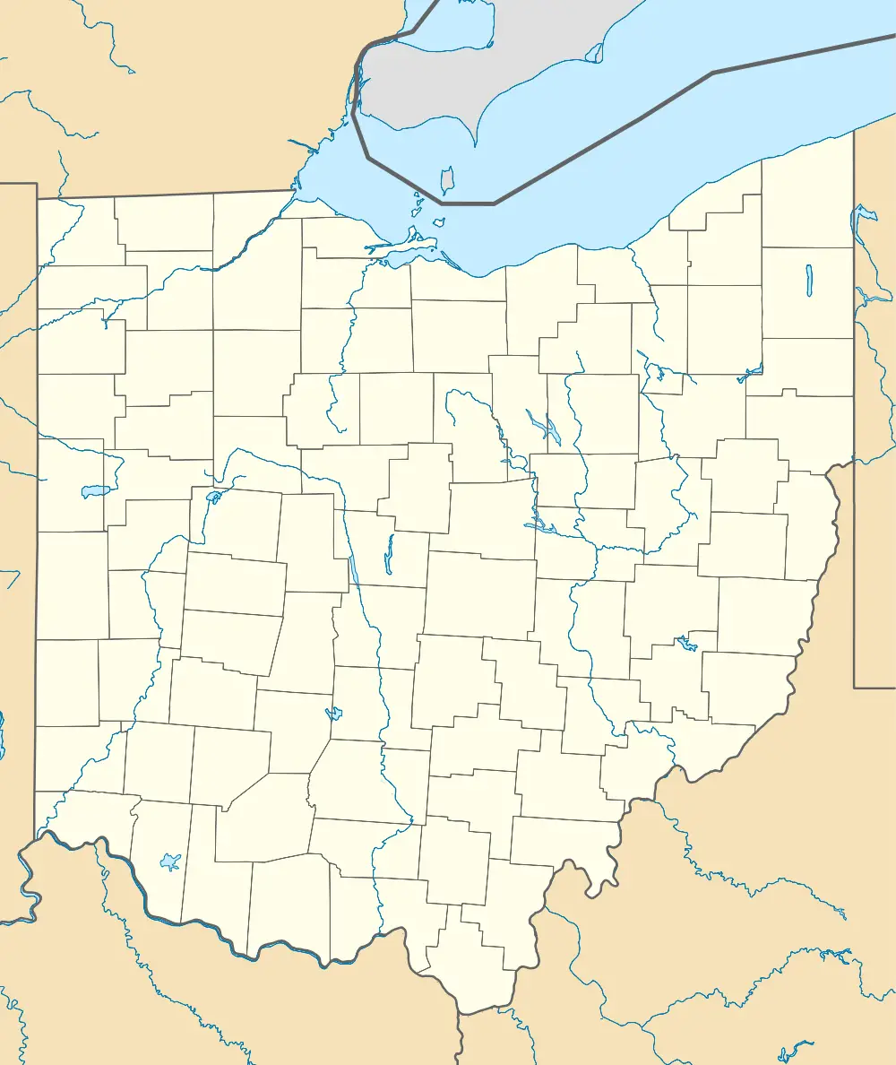 Usa Ohio Location Map